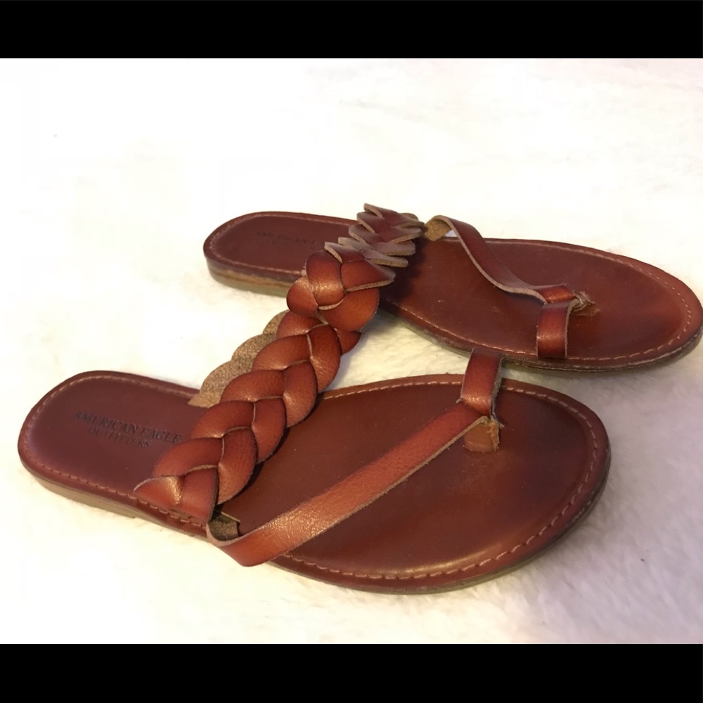 American eagle crossover sandals